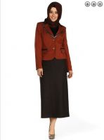 Fashionable Jacket-Skirt Suit