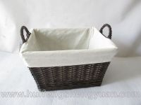Willow Food Basket With Handles