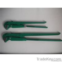 Bent nosre pipe wrench