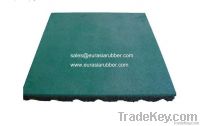 playground safety rubber flooring tile