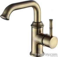 single lever washbasin mixer (green bronze)