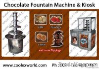 Chocolate fountain cart