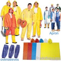 rainwear, raincoat, rain clothes, poncho, apron, sleevelet