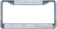 Zinc Alloy Chrome Blank Double Panel License Plate Frame