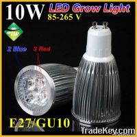 wholesale 10W E27 3red 2Blue LED Grow light for flowering plant and hy