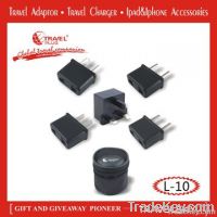 2012 TOP Useful Travel Charger for Traveling 150countries(L-10)