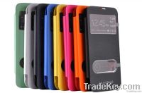 Window Flip Case S View For Samsung Galaxy Note2