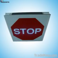 Aluminum LED solar stop sign