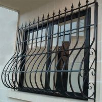 wrought iron  windows