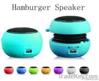 Portable Hamburger Mini Speaker