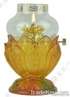 Ruyi colored glaze lotus oil lamp