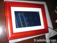 Hot! 7" Level-A panel, Wood Digital Photo Frames, Viedo/Music/Photos P
