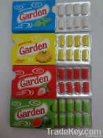 garden chewing gum candy