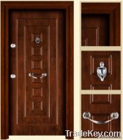 Turkey steel wooden armored door