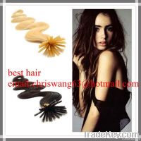 Best top quality and cheap keratin bond 100% Peruvian human virgin rem