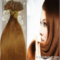 popular luxury quality keratin hair / nail tip / u tip hair extension