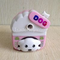 cute dog house pencil sharpener lovely stationery