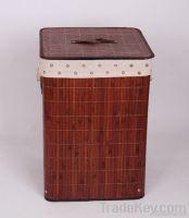 Bamboo Folding Laundry Basket