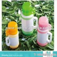 vacuum flask with glass liner, glass thermos, thermo cup