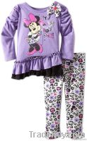 hot sale fashion design children clothing set, kids clothes