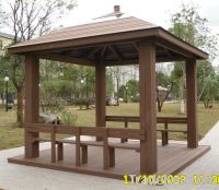 wood plastic composite gazebos