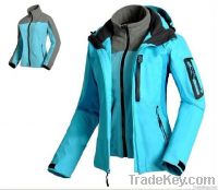 2013 waterproof seamless winter coats 2 in 1 womens jackets