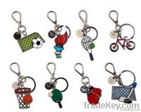 colorful metal key chain