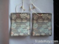 Customized fashion printing labels garment hangtag