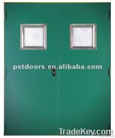 Double Open Fireproof Steel Doors