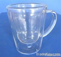 double wall glass cup