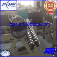 counter-rotating twin double conical screw barrel for extruder