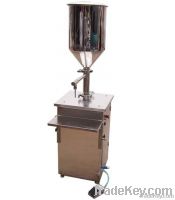 fully pneumatic vertical toothpaste filling machine for shaving cream