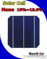 156 Mono 3BB  A grade18.00%~18.60% solar cell