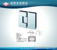 Plastic shower door hinges