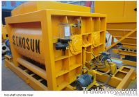 Twin-shaft Concrete Mixer