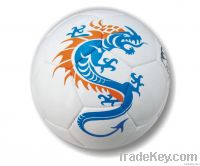 Hand stitched PU soccer ball-002B