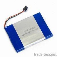 7.4V 4000mAh rechargeable Li-Polymer battery pack LP567398