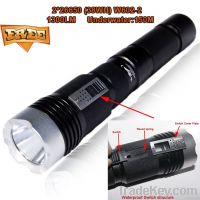 10000MAH dving depth 150M 10000MAH 26650 LED flashlight