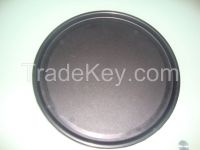 16&quot; ROUND  RUBBER BLACK NON SLIP SERVING DRINK WAITERS TRAY High Quality Buffet Serving Tray