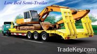 made in china 60 ton lowbed trailer truck