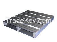 36-Inch by 32-Inch 2-Way Entry Recycled Plastic Pallet with 2000 Pound Weight Capacity