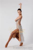 ladies' latin dance wear, competition dance dress, latin dance costume