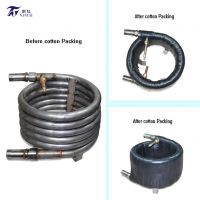 high efficency titanium coaxial tube-in-tube heat exchanger for swimming heater