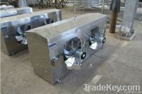 Hot gas deforst ammonia evaporator air cooler