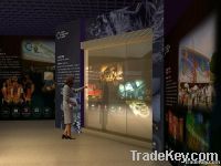 High Contrast Holographic Rear Projection Screen