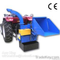 PTO mobile wood chipper shredder for sale