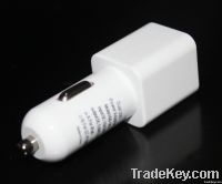 High Quality Auto Logos 1A/2A USB Car Charger Designed for Apple and A