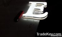 Irregular shape light box, sign and letter