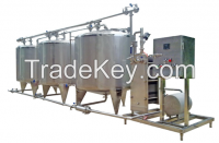 Split-tank CIP cleaning machine