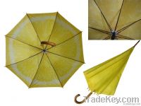 24&quot;*8k heat tranfer printing woodem umbrella